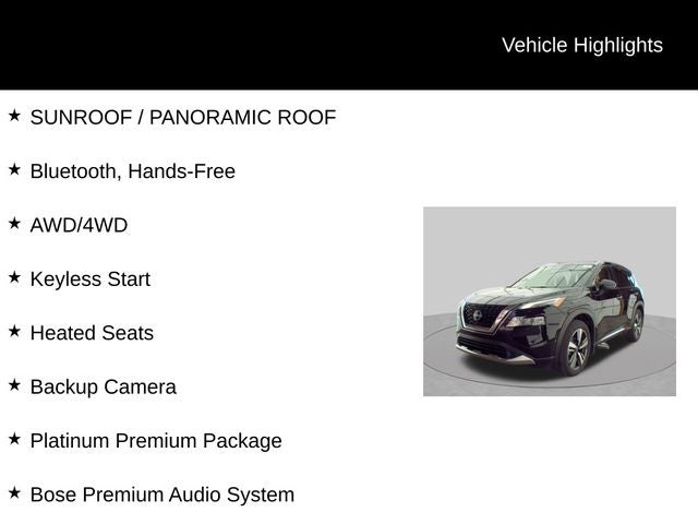 2023 Nissan Rogue Platinum