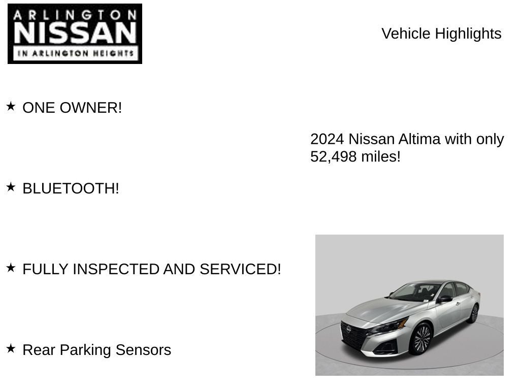 2024 Nissan Altima 2.5 SV