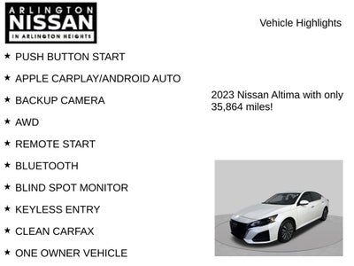2023 Nissan Altima 2.5 SV