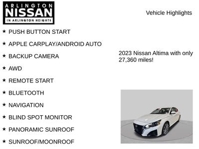 2023 Nissan Altima 2.5 SL