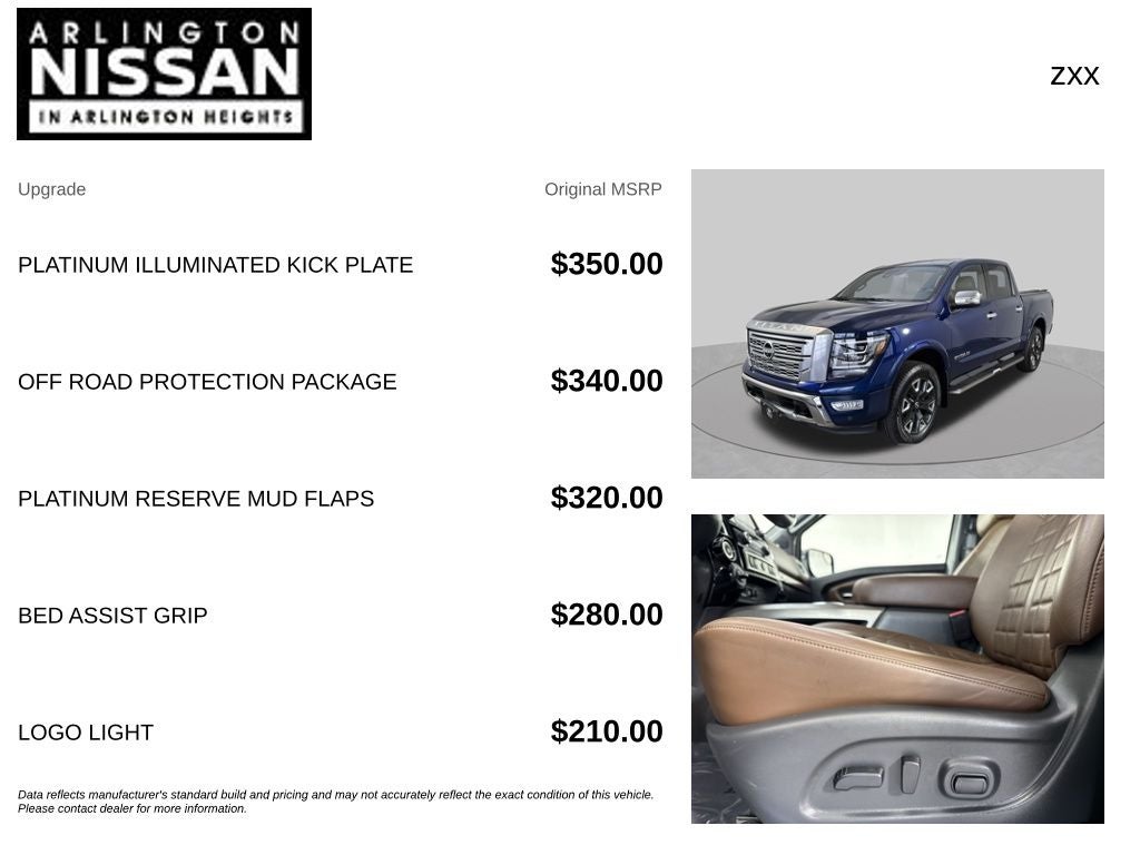 2023 Nissan Titan Platinum Reserve