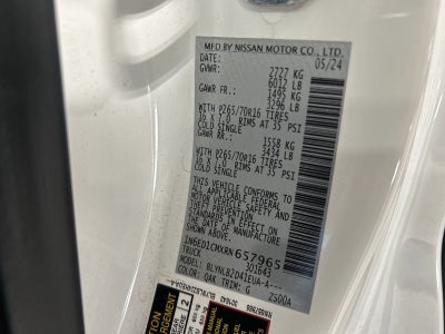 2024 Nissan Frontier SV