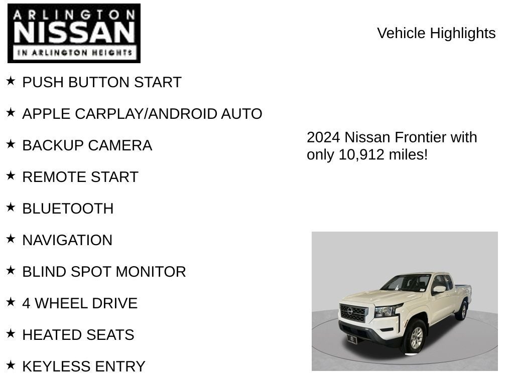 2024 Nissan Frontier SV