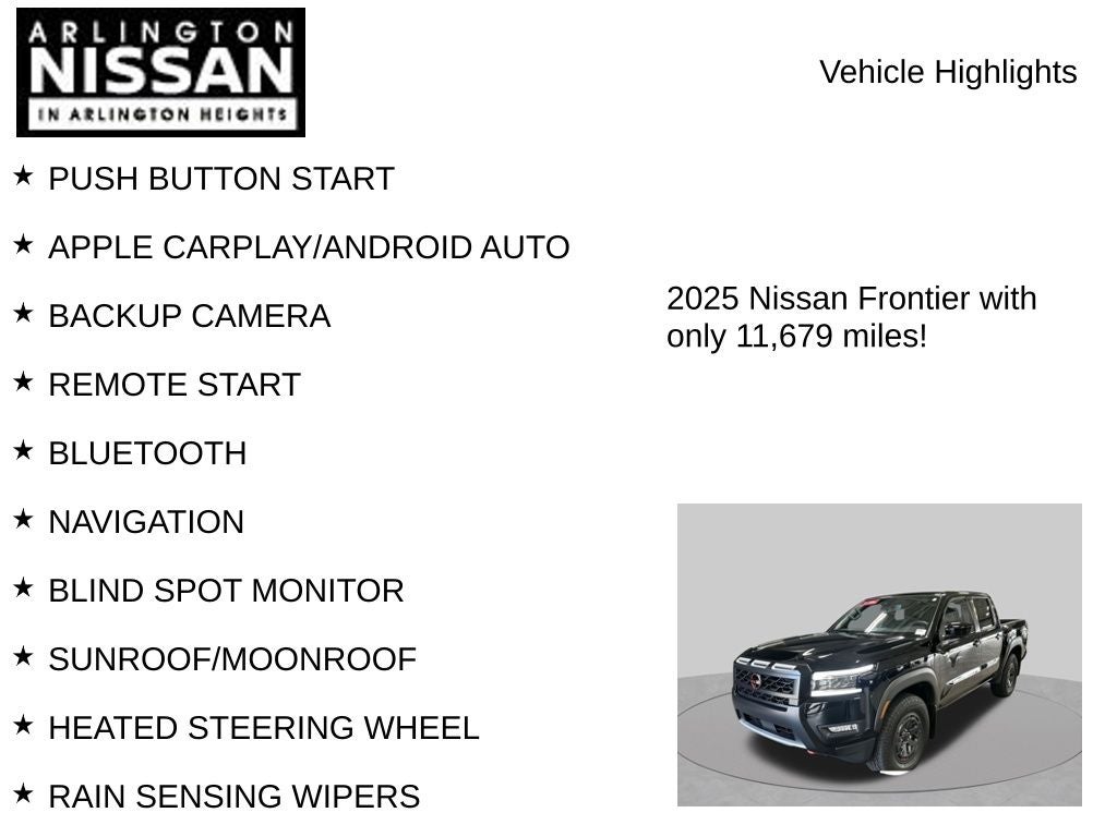 2025 Nissan Frontier PRO-4X