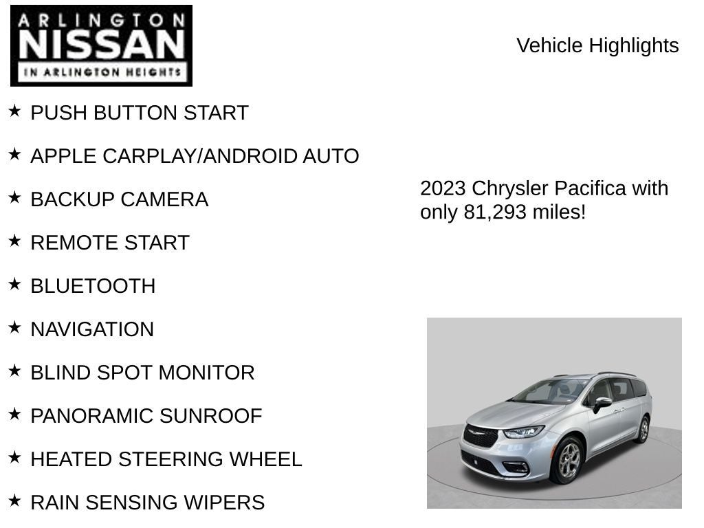2023 Chrysler Pacifica Limited