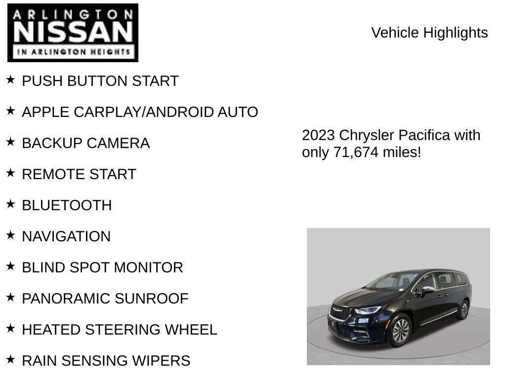 2023 Chrysler Pacifica Hybrid Limited
