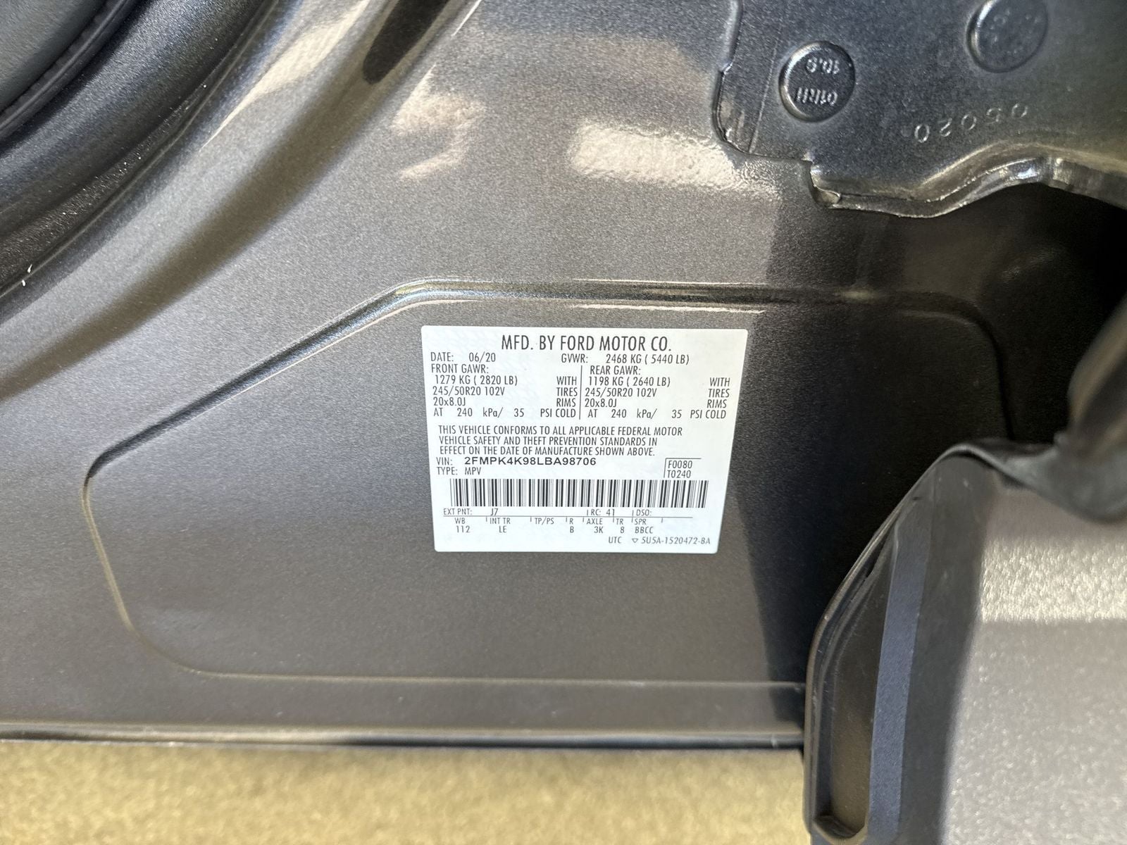2020 Ford Edge Titanium