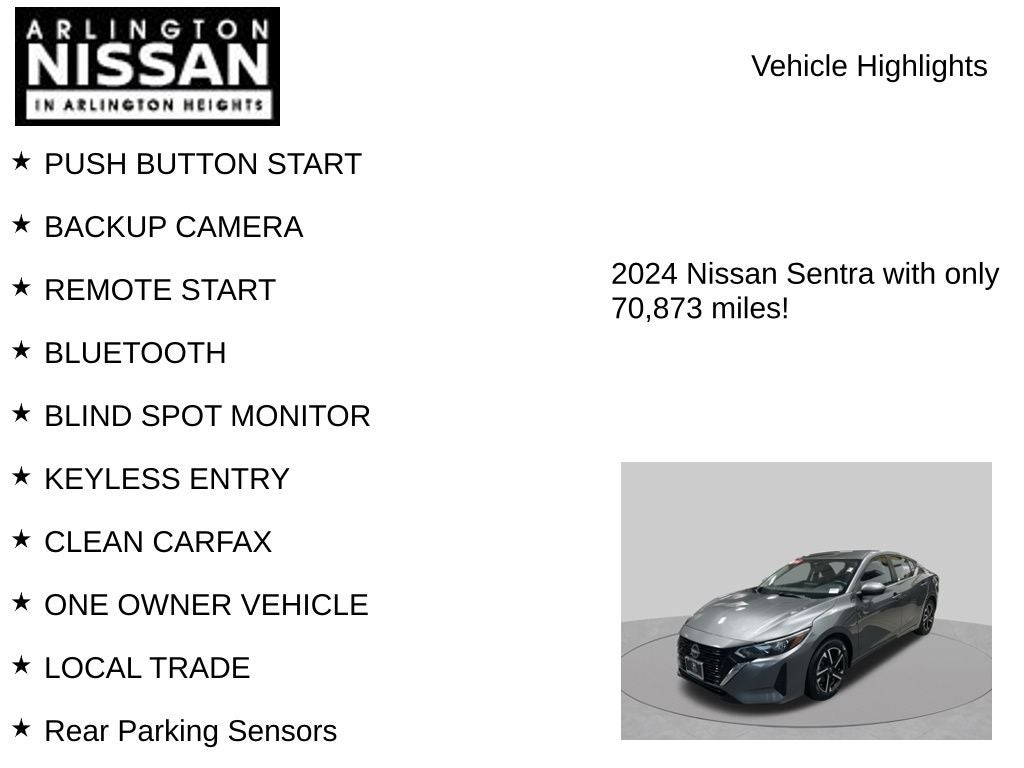 2024 Nissan Sentra SV