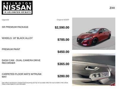 2025 Nissan Sentra SR