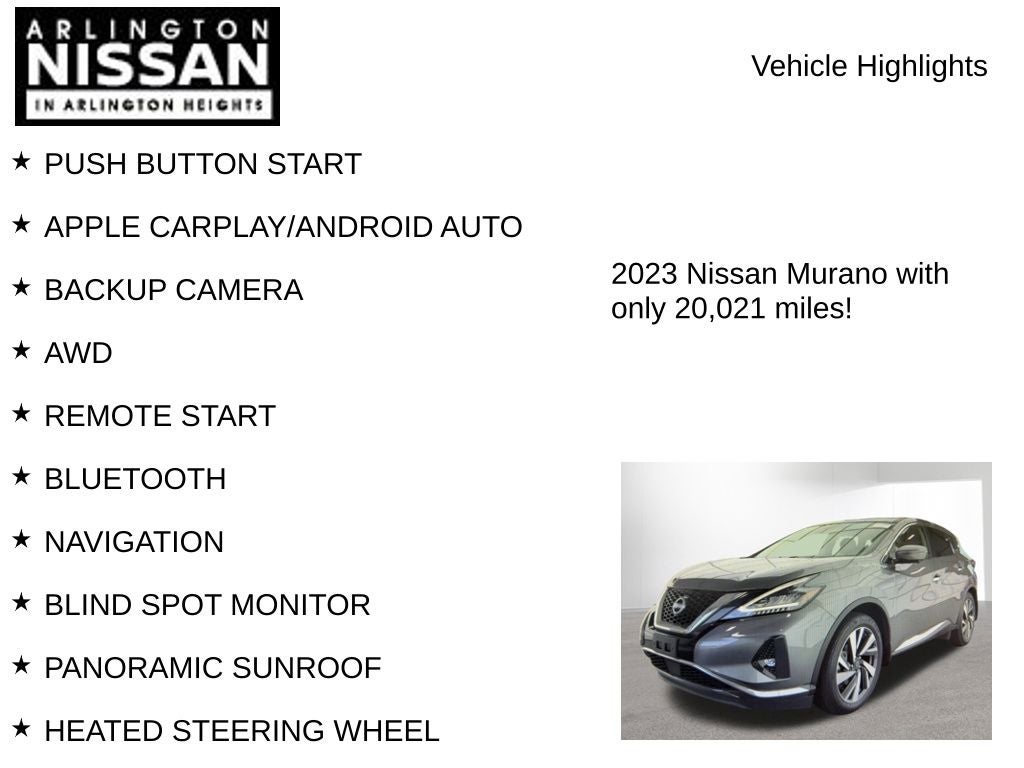 2023 Nissan Murano SL