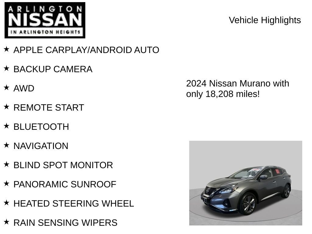 2024 Nissan Murano Platinum