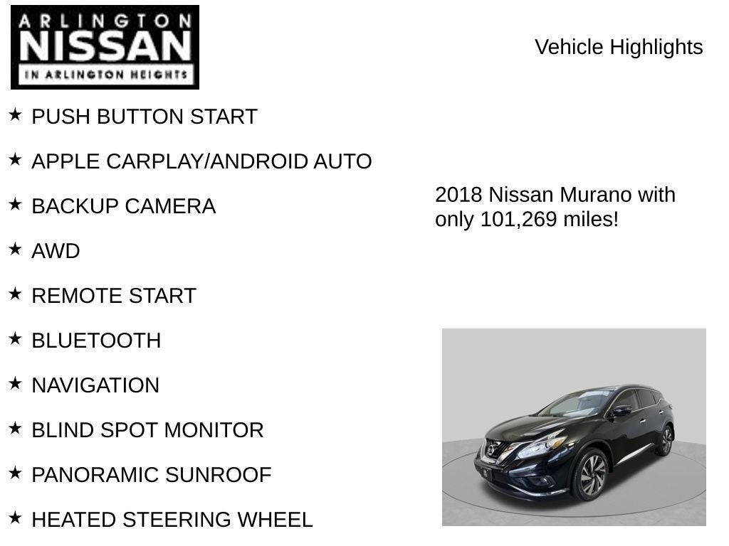 2018 Nissan Murano Platinum