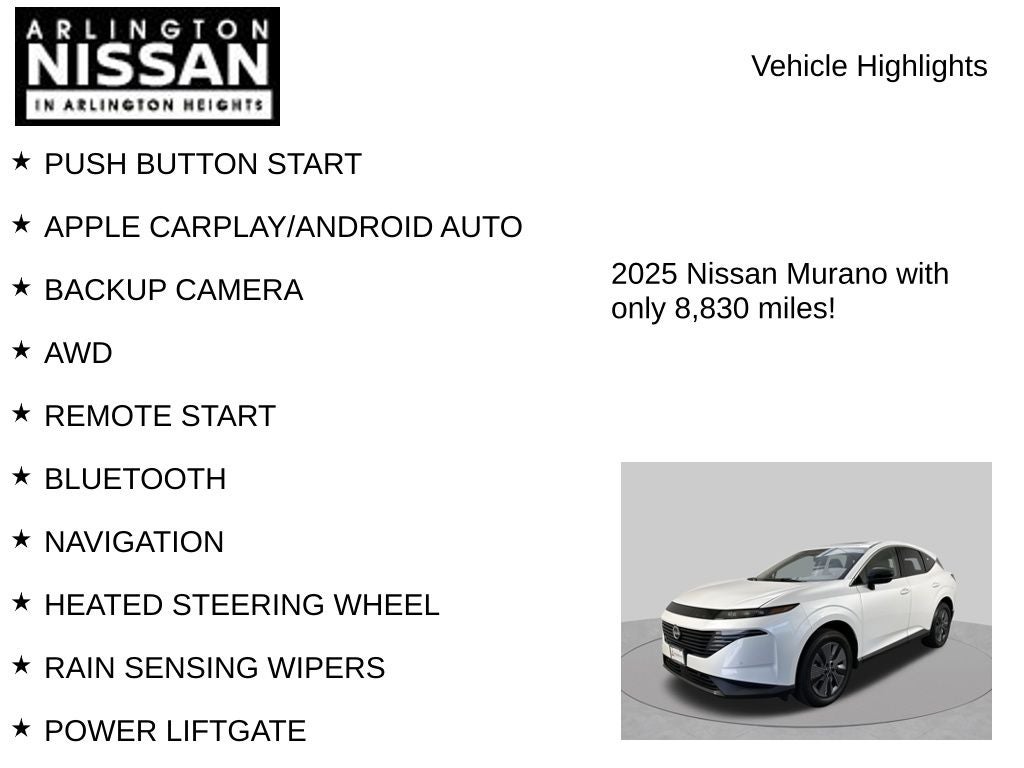 2025 Nissan Murano SL