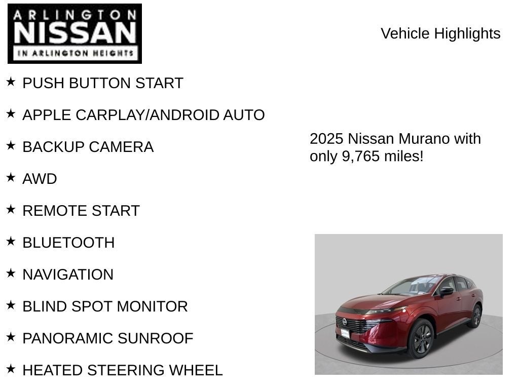 2025 Nissan Murano SL