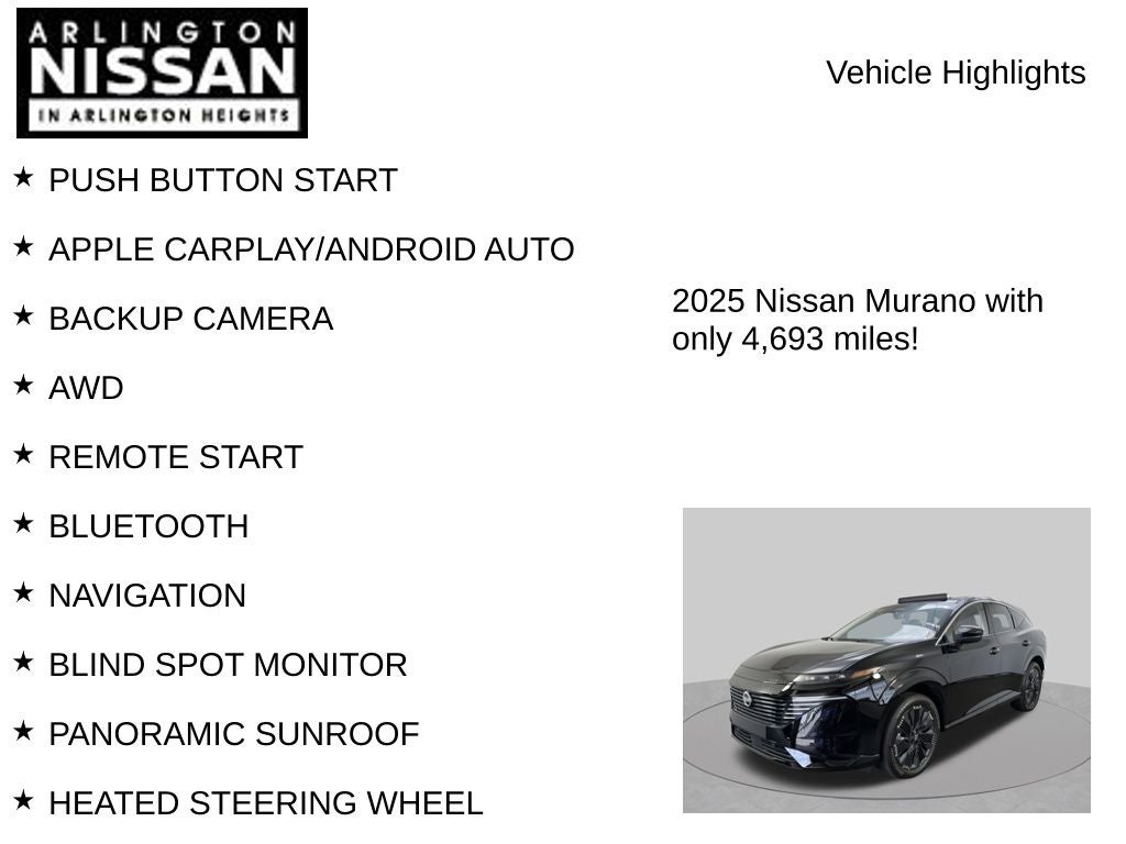 2025 Nissan Murano Platinum
