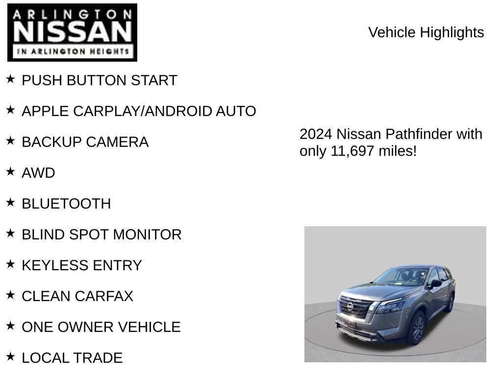 2024 Nissan Pathfinder S