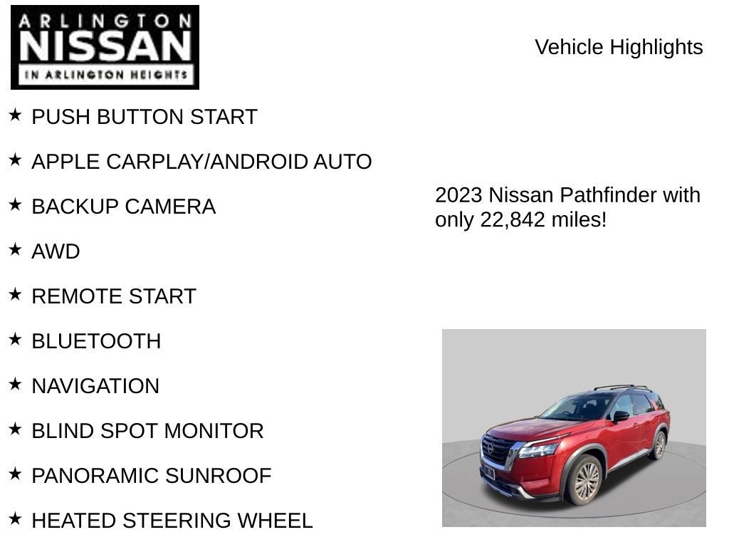 2023 Nissan Pathfinder SL