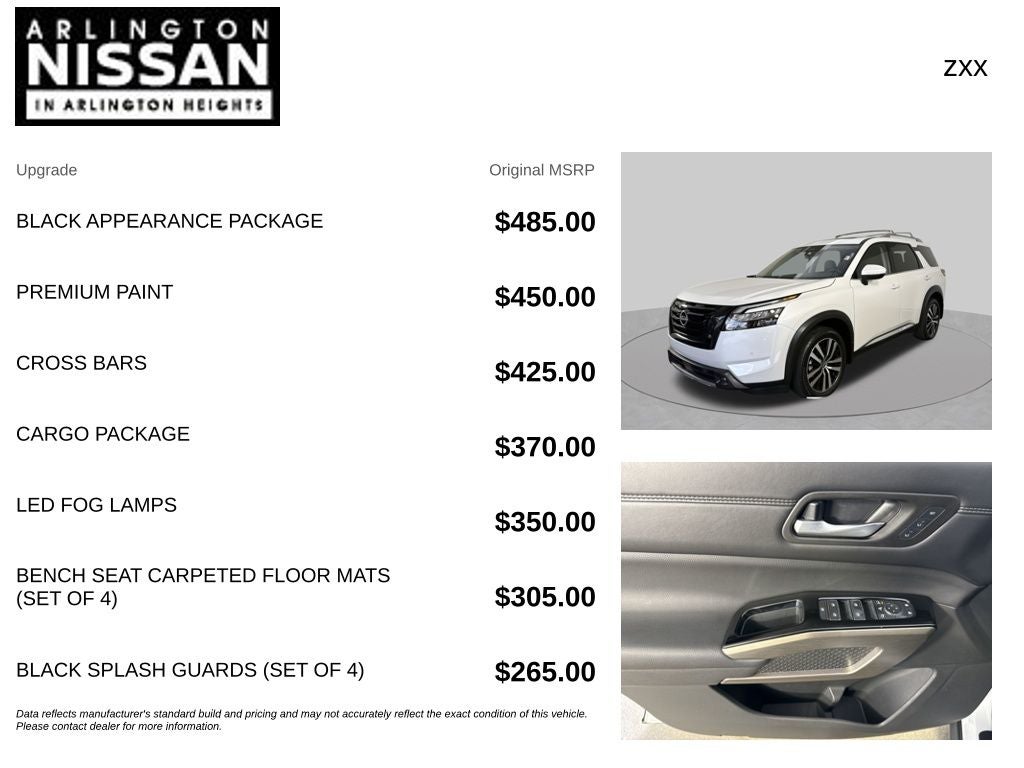 2025 Nissan Pathfinder Platinum