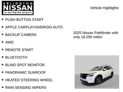 2025 Nissan Pathfinder Platinum