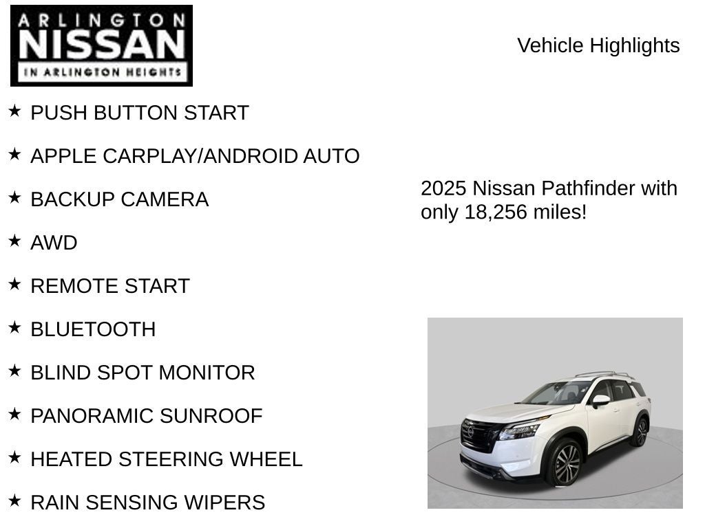 2025 Nissan Pathfinder Platinum