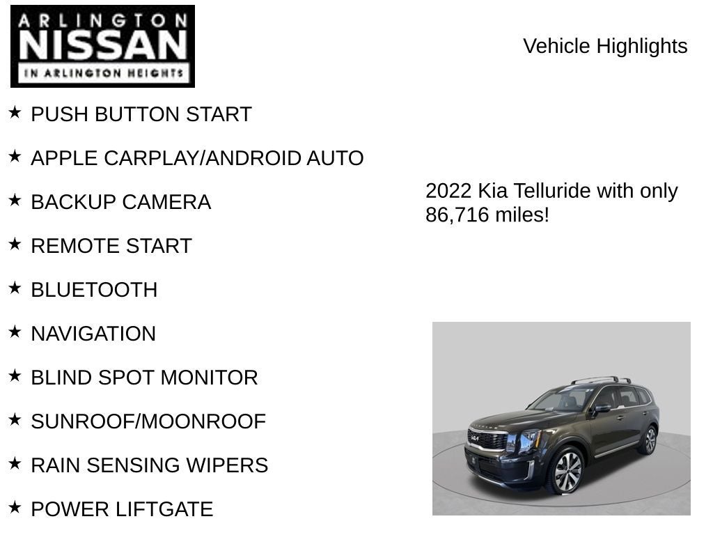 2022 Kia Telluride EX