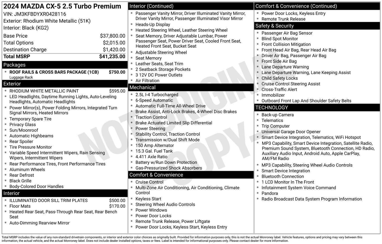 2024 Mazda Mazda CX-5 2.5 Turbo Premium
