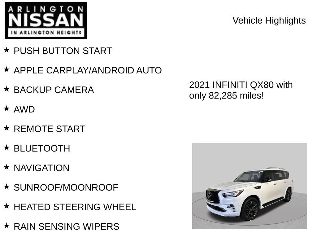 2021 INFINITI QX80 Premium Select