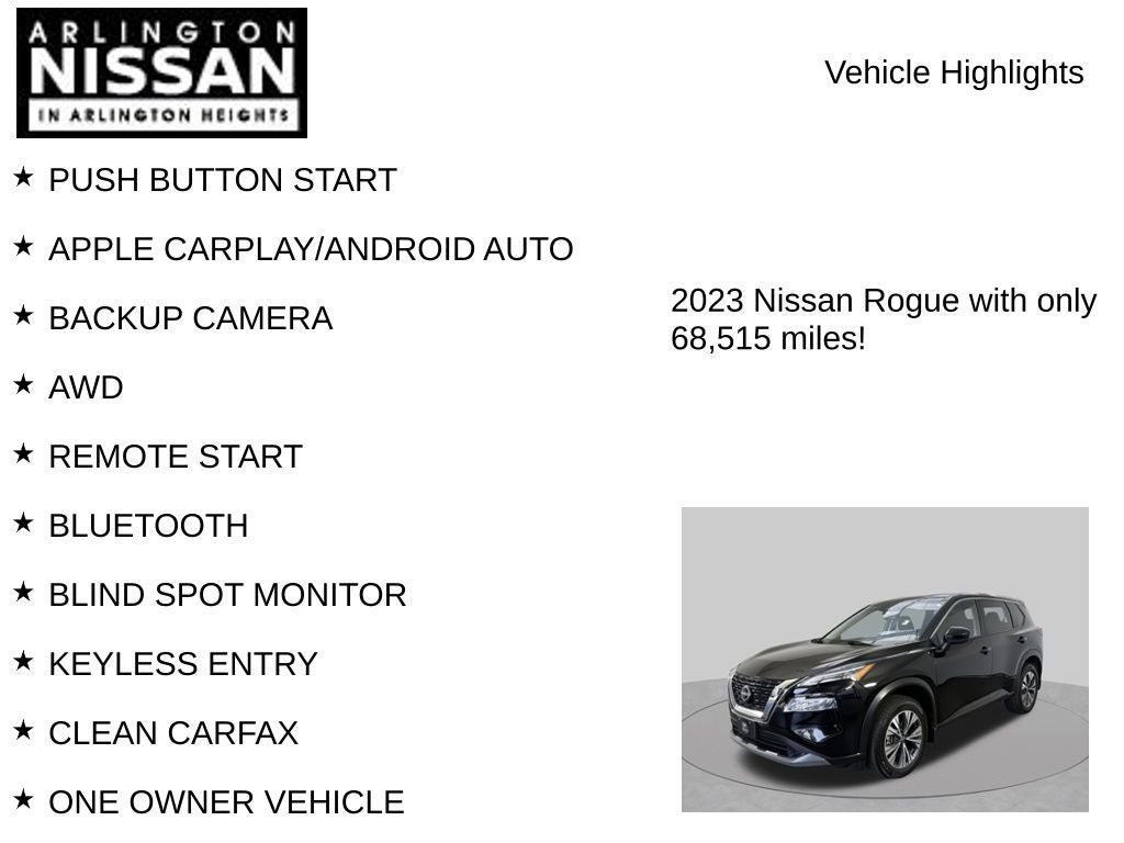 2023 Nissan Rogue SV