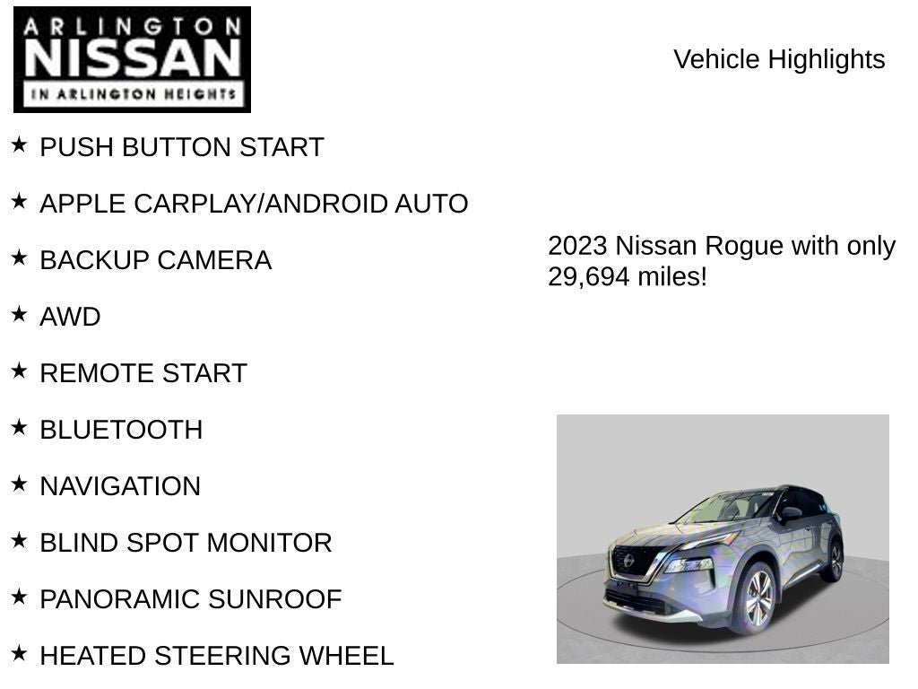 2023 Nissan Rogue Platinum