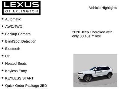 2020 Jeep Cherokee Latitude Plus