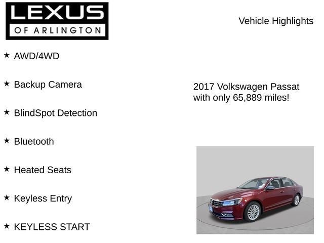 2017 Volkswagen Passat 1.8T SE