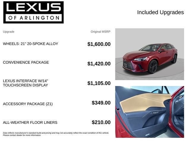 2026 Lexus RX RX 350 Premium