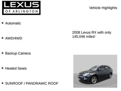 2008 Lexus RX AWD 4dr