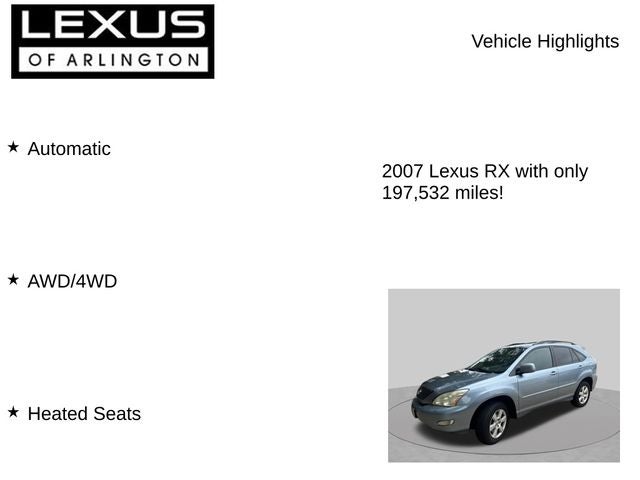 2007 Lexus RX AWD 4dr