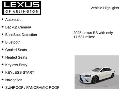 2025 Lexus ES 350 ES 350