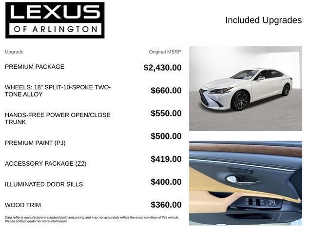 2025 Lexus ES 350 ES 350