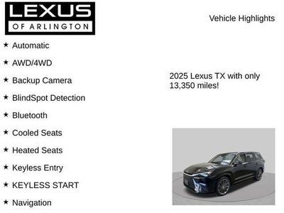 2025 Lexus TX TX 350 Luxury