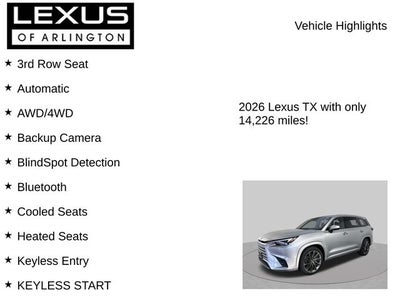 2026 Lexus TX TX 350 Luxury