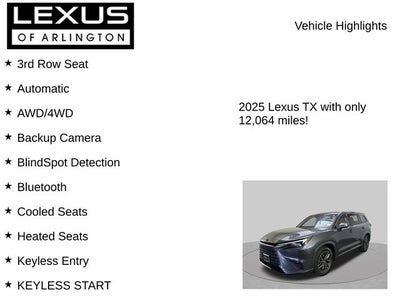 2025 Lexus TX TX 350 Premium