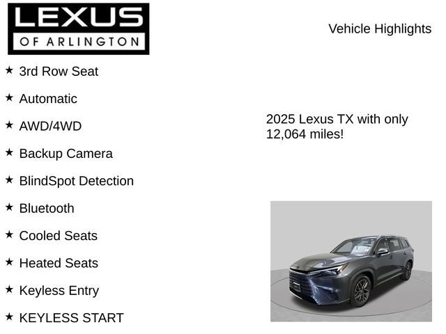 2025 Lexus TX TX 350 Premium