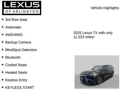 2025 Lexus TX 350 TX 350 Premium