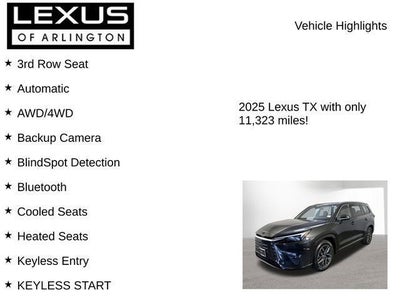2025 Lexus TX 350 TX 350 Premium