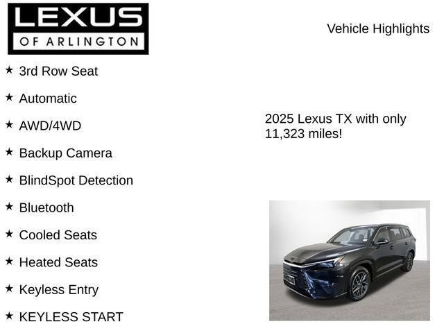 2025 Lexus TX 350 TX 350 Premium