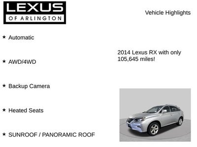 2014 Lexus RX 350 F Sport
