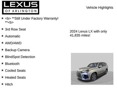 2024 Lexus LX LX 600 Luxury