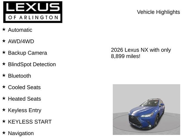2026 Lexus NX 450h+ NX 450h+ Luxury