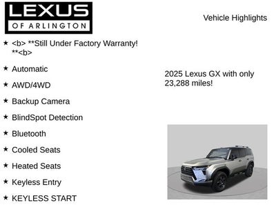 2025 Lexus GX GX 550 Overtrail+