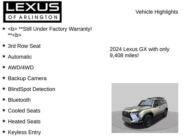 2024 Lexus GX GX 550 Overtrail
