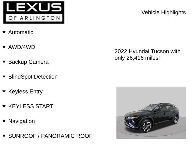 2022 Hyundai Tucson Hybrid SEL Convenience