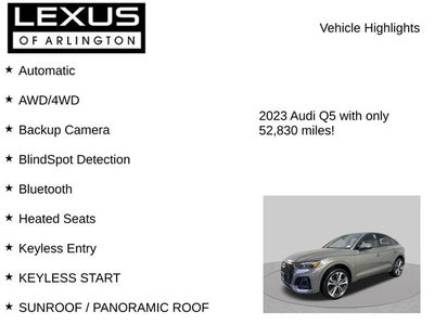2023 Audi Q5 Sportback S line Premium Plus